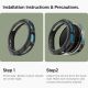 14. Etui Spigen Liquid Air na Samsung Galaxy Watch 8 40 mm - czarny mat