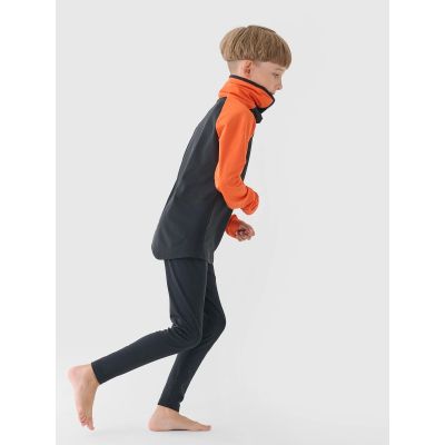 2. Bielizna termiczna ocieplana (góra) chłopięca 4F Junior 4FJWAW24UBRUM065-70S