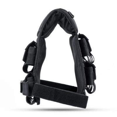 6. Kamizelka treningowa obciążeniowa 20 kg z bloczkami W20B | DBX Bushido