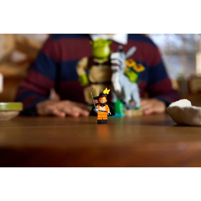 10. LEGO Icons 72423 - Shrek, Osioł i Kot w butach