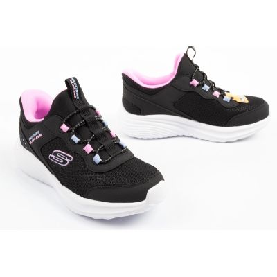 7. Skechers buty dziecięce sportowe Bounder Pro Slip-Ins wsuwane czarne