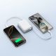 6. Powerbank Joyroom JR-PBF27Pro10000mAh 30Wz wbudowanym kablem USB-Ci dodatkowym dwukierunkowym kablemUSB-C - Lightning - biały