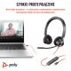 53. Słuchawki Poly Blackwire 3320 Stereo MS Teams Certified USB-C Headset +USB-C/A Adapter 8X220AA