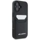 4. Etui Karl Lagerfeld HC Grained PU Cardslot Metal Elong na iPhone 16 - czarne