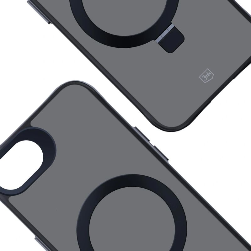 10. Etui 3mk Smoke Case Mag&Stand na Apple iPhone 16E - czarne