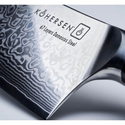 7. Tasak Cleaver Kohersen Elegance Ebony Wood 16,5cm