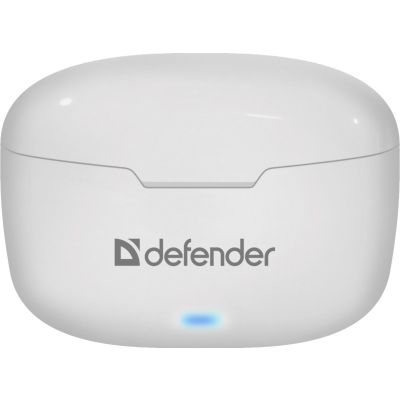 8. DEFENDER SŁUCHAWKI BLUETOOTH TWINS 903 DOUSZNE BIAŁE 63903