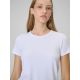 4. T-shirt slim gładki damski 4F 4FRAW25TTSHF3623-10S