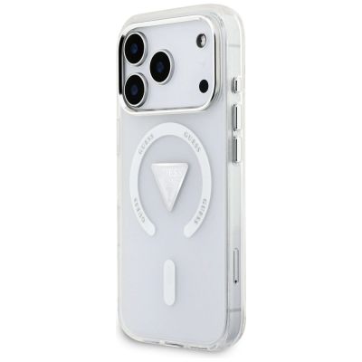 2. Etui Guess IML Gradient Triangle Logo MagSafe na iPhone 17 Pro - przezroczyste