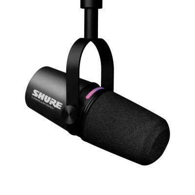 5. Shure MV7i - Inteligentny mikrofon z interfejsem US