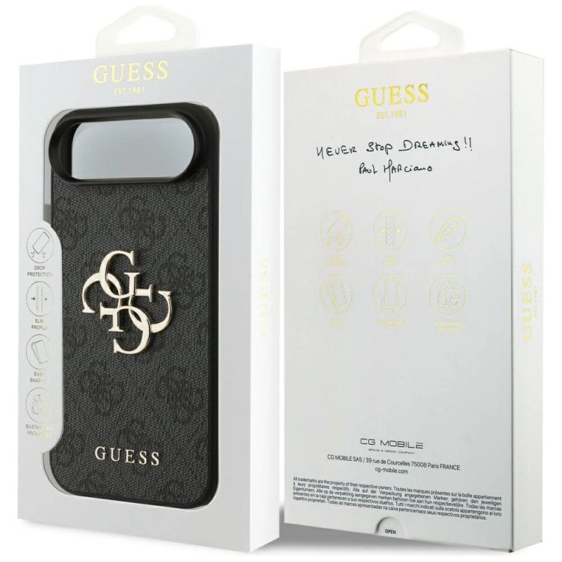 8. Etui Guess 4G Big Logo do iPhone 17 Air - czarne