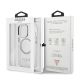 8. Etui Guess Metal Outline MagSafe na iPhone 13 Pro / iPhone 13 - srebrne
