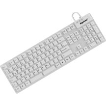 KeySonic KSK-8030 IN (DE) white klawiatura Przemysłowy USB QWERTZ Niemiecki Biały