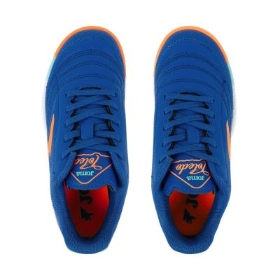 4. Buty piłkarskie dla dzieci Joma Toledo Indoor 2604 niebieskie TOJW2604IN