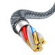 7. Baseus kabel do iPhone USB - Lightning 2m, 2,4A szary (CALD000516)