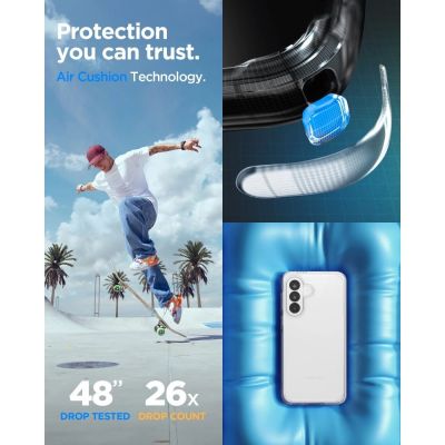 10. Etui Spigen Ultra Hybrid na Samsung Galaxy A37 5G - przezroczyste