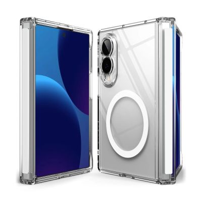 2. Etui Ringke Fusion Flap Magnetic MagSafe na Samsung Galaxy Z Fold 8 - przezroczyste