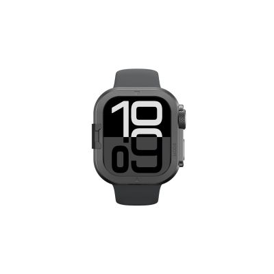 2. Etui metalowe AMAZINGTHING Titan Pro na Apple Watch 11 46mm aluminiowe - czarne