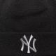 3. New Era Metallic Beanie New York Yankees Hat 60691271 Czarne One size