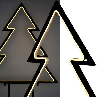 9. NEON CHOINKA 190 LED TIMER 8 FUNKCJI 53x75CM LUCA CIEPŁY BIAŁY