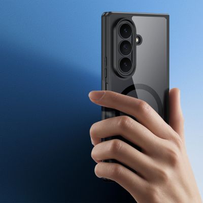 7. Etui Dux Ducis Aimo Mag na Samsung Galaxy Z Fold 8 kompatybilne z MagSafe - czarne