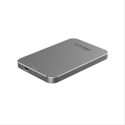 2. RealPower PB-5000 Mag Litowo-polimerowy (LiPo) 5000 mAh Bezprzewodowe ładowanie Szary