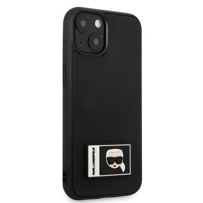 4. Etui Karl Lagerfeld Ikonik Patch na iPhone 13 mini - czarne