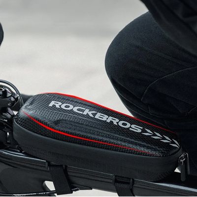 3. Torba rowerowa Rockbros B62 na kierownicę lub ramę 2 l - czarna