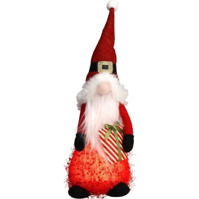 5. FIGURKA DEKORACYJNA PLUSZOWA MIKOŁAJ LED 51CM