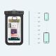 9. Etui Ugreen LP186 60959 wodoodporne IPX8 na smartfon 4-6.5" - czarno-przezroczyste