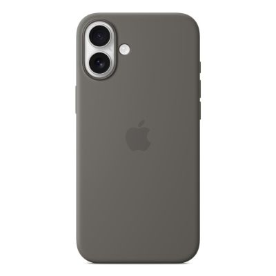 4. Etui Apple z MagSafe | Jabłko | iPhone 16 Plus | Silikon | Kamienny szary