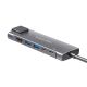 Adapter (HUB) USB typu C na HDMI/2x USB3.0/2x USB typu C/RJ45