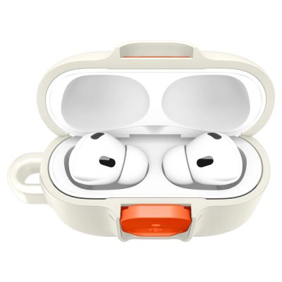 11. Etui Spigen Nano Pop na AirPods Pro 3 - beżowe