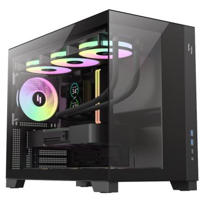 17. GameMax NEX C33 BK zabezpieczenia & uchwyty komputerów Czarny