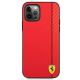 3. Etui Ferrari On Track Carbon Stripe na iPhone 12 Pro Max - czerwone