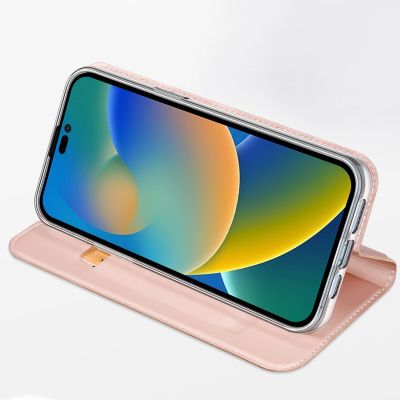 17. Dux Ducis Skin Pro kabura etui pokrowiec z klapką iPhone 14 Pro Max niebieski