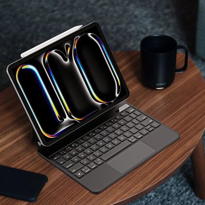 4. Etui Dux Ducis Keyboard (MK Series) z klawiaturą Bluetooth na iPad Pro 11" 2024 - czarna
