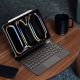 4. Etui Dux Ducis Keyboard (MK Series) z klawiaturą Bluetooth na iPad Pro 11" 2024 - czarna