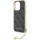 6. Etui Guess 4G Charms Collection do iPhone 15 Pro - szare