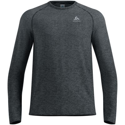 Koszulka z długim rękawem męska Odlo ESSENTIAL SEAMLESS T-shirt crew neck l/s szara