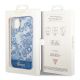 8. Etui Guess Porcelain Collection na iPhone 14 Plus - niebieskie