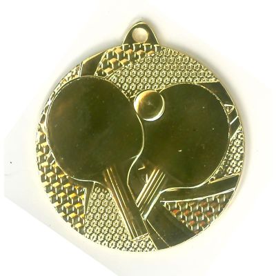 5. Medal złoty- tenis stołowy - medal stalowy