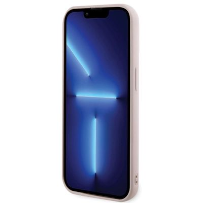5. Etui Karl Lagerfeld 3D Rubber Glitter Logo na iPhone 15 Pro Max - różowe