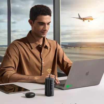 16. Powerbank Baseus EnerGeek GX11 MiFi 20000mAh 67W z funkcją Wi-Fi - czarny