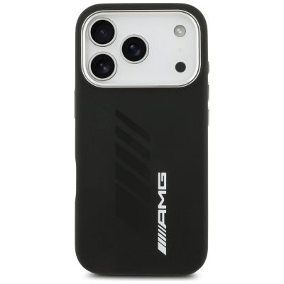 3. Etui AMG Silicone Oversize Rhombs MagSafe na iPhone 17 Pro - czarne
