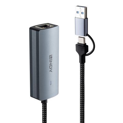 4. Lindy 43415 huby i koncentratory USB 3.2 Gen 2 (3.1 Gen 2) Type-C 5000 Mbit/s Szary