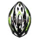 3. KASK ROWEROWY METEOR HB25 czarno-zielony