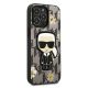 4. Etui Karl Lagerfeld Flower Ikonik Karl na iPhone 13 Pro / iPhone 13 - szare