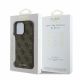4. Etui Guess 4G Classic na iPhone 16 Pro - brązowe