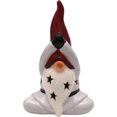 16. FIGURKA ŚWIĄTECZNA MIKOŁAJ SKRZAT LED 20CM